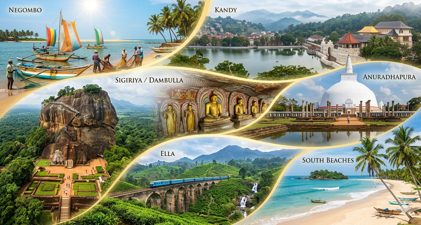 Sri Lanka route highlights